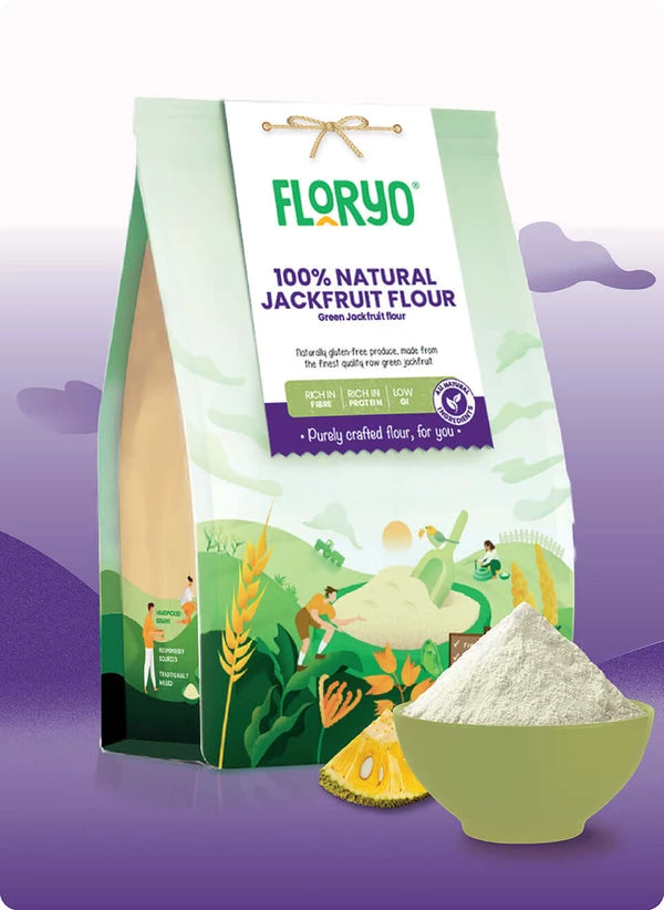 Floryo Natural Jackfruit Flour, 250 g-1.webp